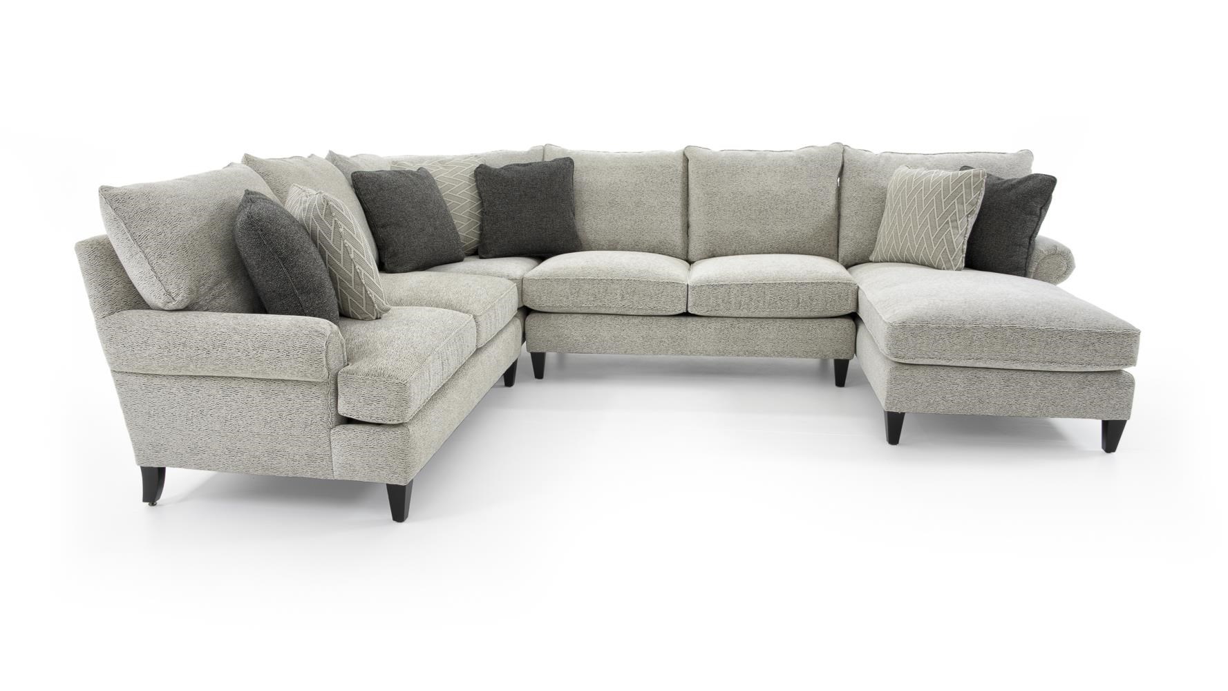 Bernhardt Signature Seating S42422X+S32+S40+S371833002 Customizable Four Piece Sectional w